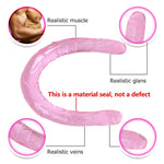 Load image into Gallery viewer, 44cm Soft Jelly Dildo Double Long Realistic Dildos Cock Lesbian Vaginal Anal Plug Flexible Fake Penis For Women Dildos Sex Toys - The Gadget Shack Shop
