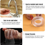 Load image into Gallery viewer, 1/2/3/5M Nano Tape Double Sided Tape Transparent Reusable Waterproof Adhesive Tapes Cleanable Kitchen Bathroom Supplies Tapes - The Gadget Shack Shop
