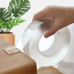 1/2/3/5M Nano Tape Double Sided Tape Transparent Reusable Waterproof Adhesive Tapes Cleanable Kitchen Bathroom Supplies Tapes - The Gadget Shack Shop