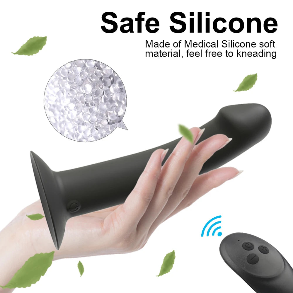 Prostate Massage Anal Plug Vibrator Anus Sex Toys for Man Butt Plug Men With Suction Cup Dildo Anal Toys for Woman Gay Adults - The Gadget Shack Shop