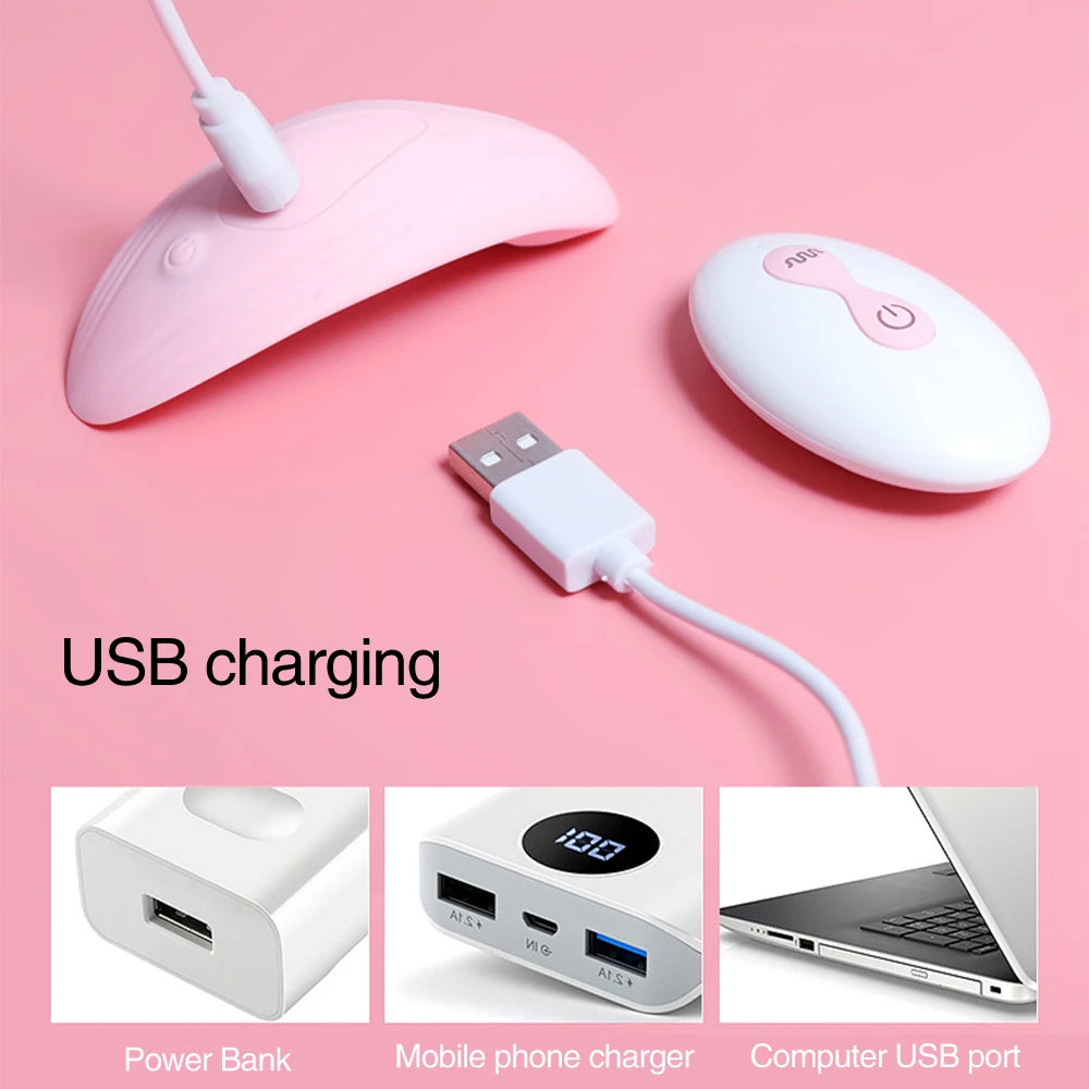The Gadget Shack Butterfly Wearable Dildo Vibrator! Designed for bold risk-takers, this wireless remote-controlled vibrator offers a hands-free and exciting experience. - The Gadget Shack Shop