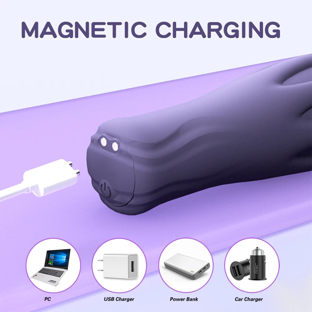 Cock Masturbator Sex Toys for Mens Pleasure, Electric Penis Vibrator Stimulation Device with 10 Vibration Modes, Masturbation Cup Adult Sex Toys for Men Women Couple - The Gadget Shack Shop
