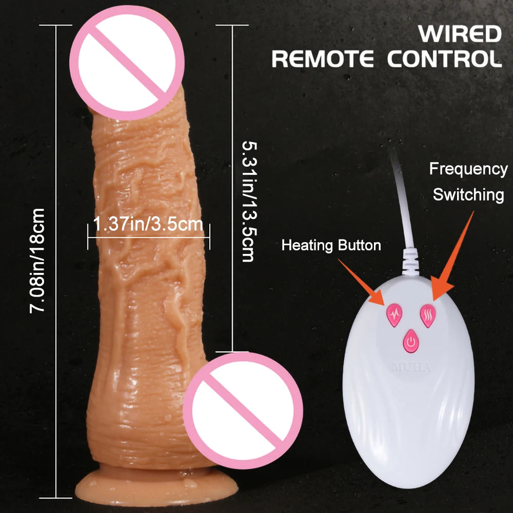 The Gadget Shack Shop Thrusting Rotation Remote Control Dildo Vibrator Female Realistic Penis Gay Suction Cup Masturbator Couple For Women Sex Toys - The Gadget Shack Shop