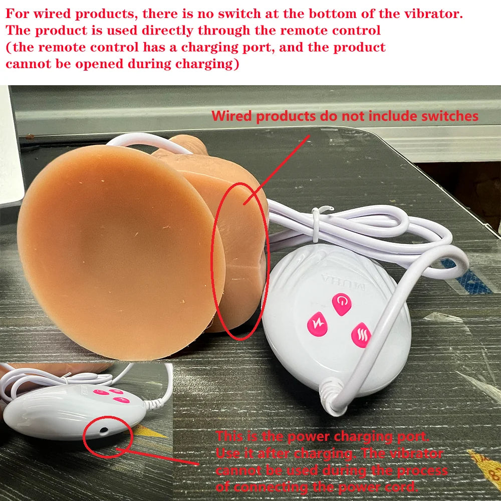 The Gadget Shack Shop Thrusting Rotation Remote Control Dildo Vibrator Female Realistic Penis Gay Suction Cup Masturbator Couple For Women Sex Toys - The Gadget Shack Shop