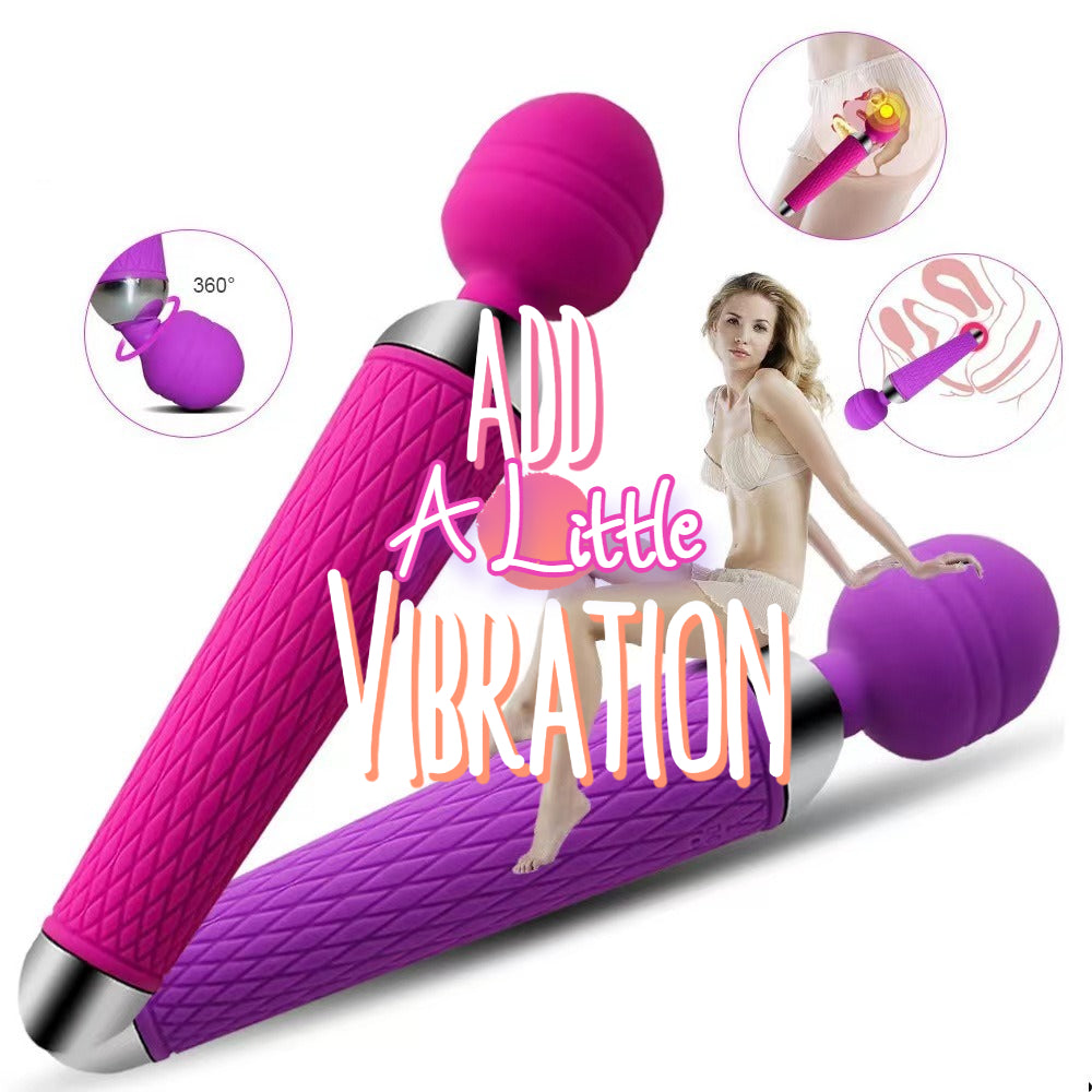 Powerful Magic Wand Vibrators for women, USB Charge AV Stick Female G Spot Massager Clitoris Stimulator Adult Sex Toys for Woman - The Gadget Shack Shop