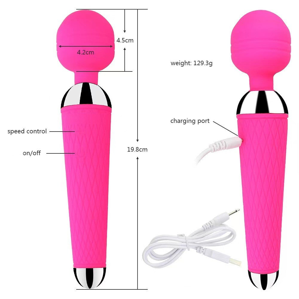 Powerful Magic Wand Vibrators for women, USB Charge AV Stick Female G Spot Massager Clitoris Stimulator Adult Sex Toys for Woman - The Gadget Shack Shop