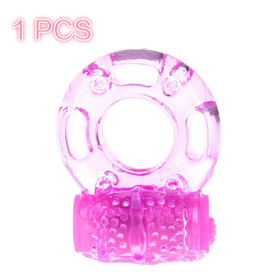 The Gadget Shack Shop- Sets of from 1 to 12 Adult Vibration Penis Rings, Super Stretchy Silicone Cock Ring with a built in Vibration Massage Stimulator - The Gadget Shack Shop