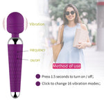 Load image into Gallery viewer, Powerful Magic Wand Vibrators for women, USB Charge AV Stick Female G Spot Massager Clitoris Stimulator Adult Sex Toys for Woman - The Gadget Shack Shop
