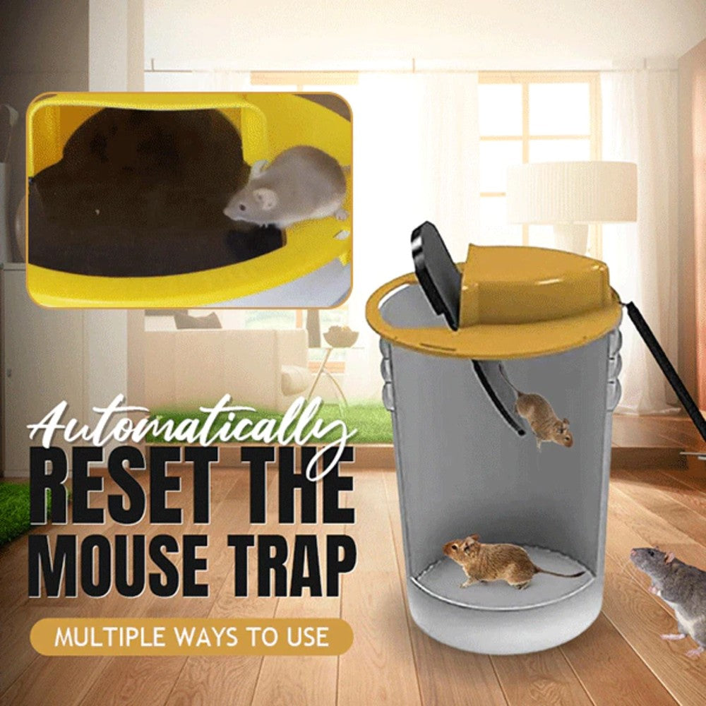 Humane Flip N' Slide Bucket Flip-Lid Mouse and Rat Trap by The Gadget Shack Shop - The Gadget Shack Shop