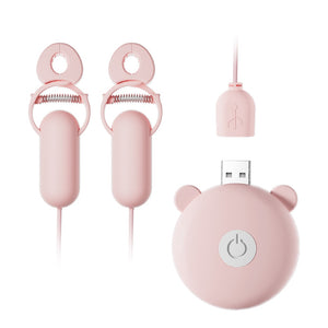 Nipplettes Vibrating Nipple Clamps -Electric Nipple Clamp Breast Massage Vibrator Enhancer Bondage Adult Sex Toy - The Gadget Shack Shop