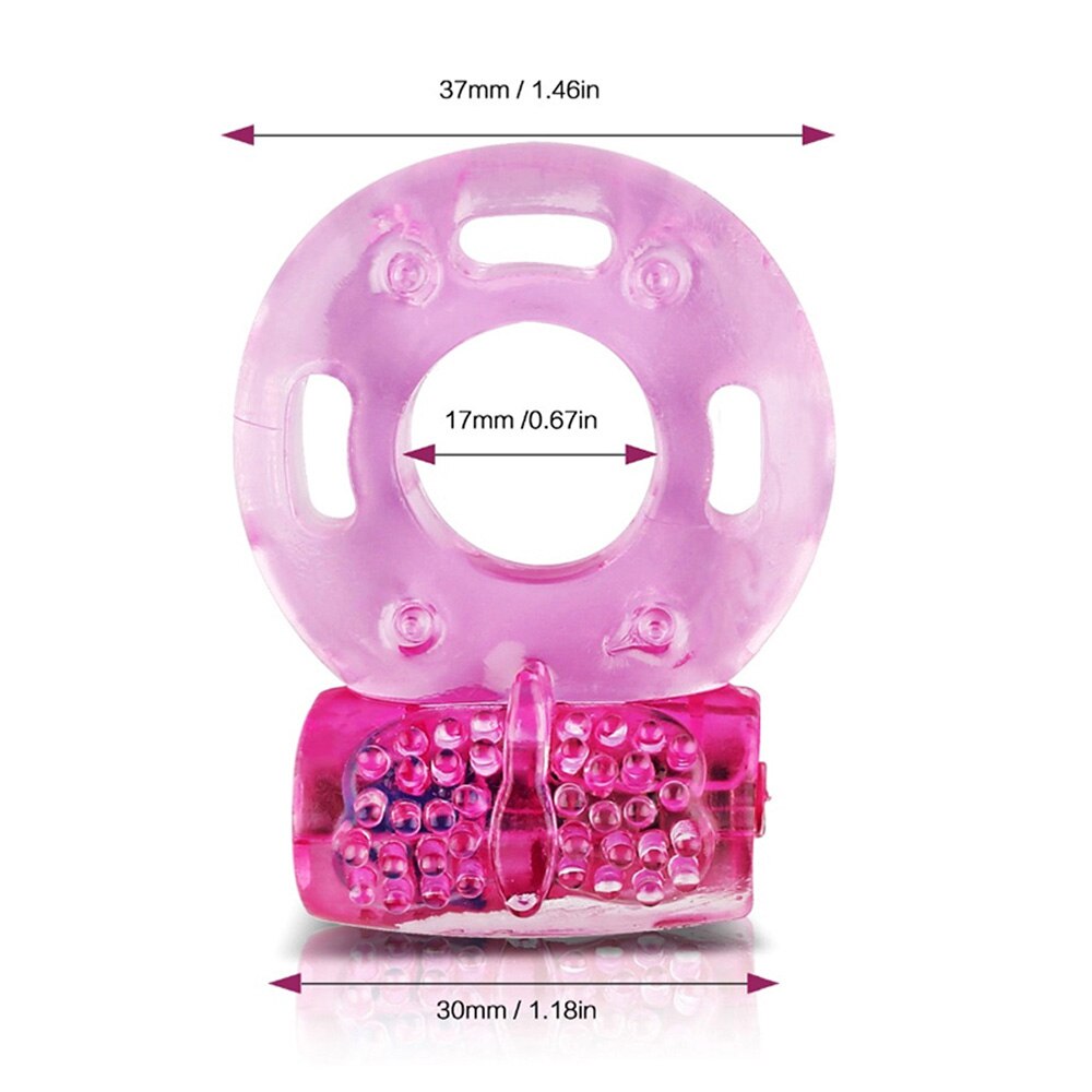 The Gadget Shack Shop- Sets of from 1 to 12 Adult Vibration Penis Rings, Super Stretchy Silicone Cock Ring with a built in Vibration Massage Stimulator - The Gadget Shack Shop