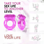 Load image into Gallery viewer, The Gadget Shack Shop- Sets of from 1 to 12 Adult Vibration Penis Rings, Super Stretchy Silicone Cock Ring with a built in Vibration Massage Stimulator - The Gadget Shack Shop

